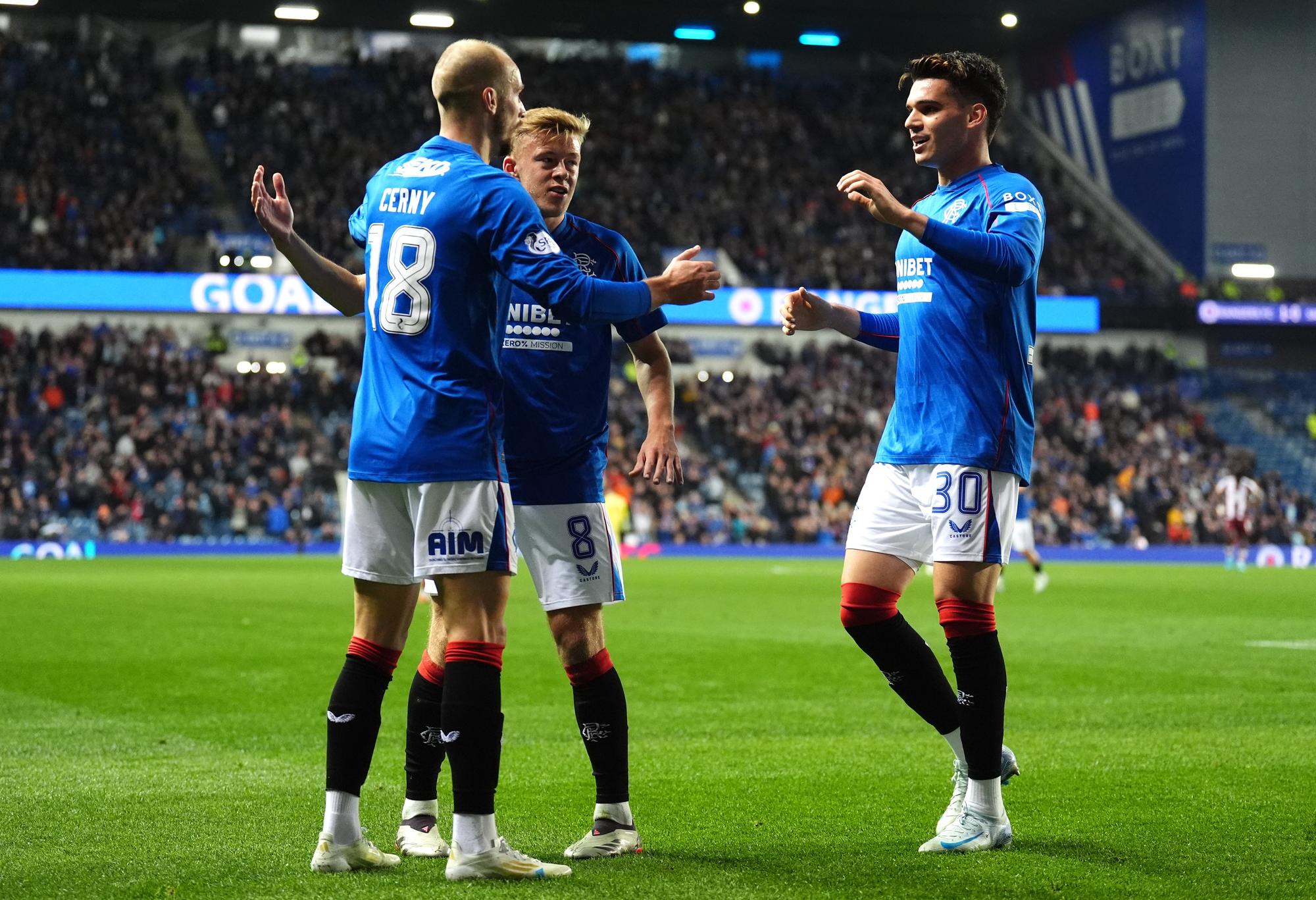 Here are all 11 Rangers players in international action this coming week. PIC: Andrew Milligan/PA Wire.