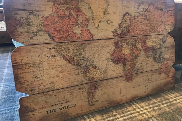 H&F, located on Beetwell Street, has a range of handmade furniture available to order online which isperfect for Dad’s ‘Man Cave’. Price: Vintage Inspired Map of the World – £50. Call 01246 277 797 or visit www.homeandfurniture.co.uk/