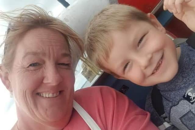 Single mother Clare Penty, pictured with her young son, says she doesn't know where to turn after receiving just £6.55 in a redundancy payout