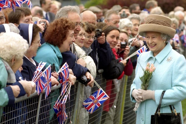 Her Majesty met the crowds in Mowbray Park, Sunderland, after she had officially opened the Winter Gardens in 2002. Were you there and what do you remember of the occasion?