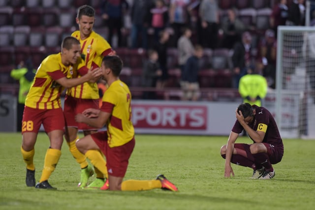 The club’s return to European competition was short-lived. After getting past Estonian side Infonet Tallinn, Hearts fell to Maltese outfit Birkirkara. A dreary 0-0 in Malta was followed by a 2-1 defeat at a very angry and hostile Tynecastle.