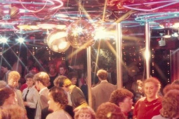 Pictured are revellers on a packed dance floor at the former Josephine's nightclub, on Barker's Pool, Sheffield, which was a popular nightspot for pop music lovers during the 80s and 90s. It is well-remembered for boasting the smartest of toilets where fragrances and aftershaves were freely available. Many will also remember the warm welcome they would always receive from one of Sheffield's most famous doormen who was affectionately known as 'Lurch' after the very tall butler in the TV show The Addams Family.