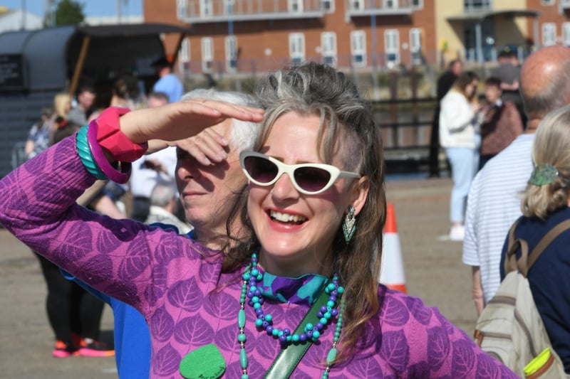 All smiles at the Hartlepool Waterfront Festival Rebirth 2021, on Saturday.