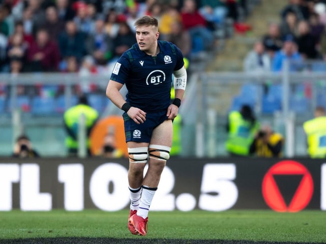 A definite contender in that competitive back-row position in future, the 21-year-old featured off the bench in Rome.