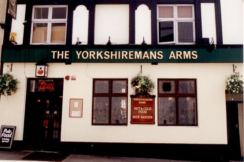 The Yorkshireman's Arms at 31 Burgess Street in Sheffield city centre opened around 1790. It is pictured here in September 1996. Ref no: s21551