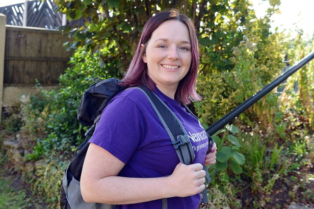 In September, brain tumour patient Deborah Peacock, aged 34, was preparing to take part in a marathon walk to support Weston Park Cancer Charity and Neurocare.