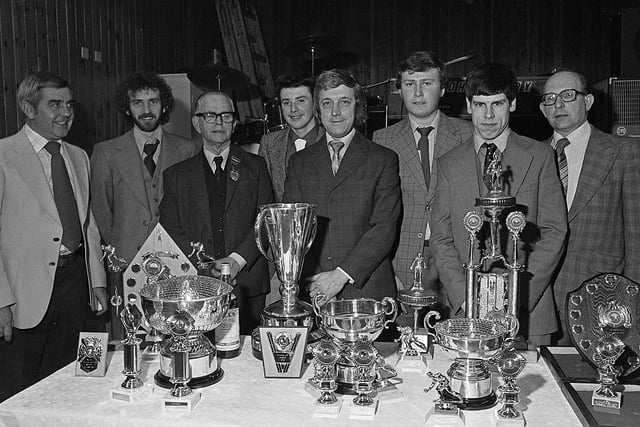 Bowls Club Presentation in the early eighties.
Can you spot any familiar faces?