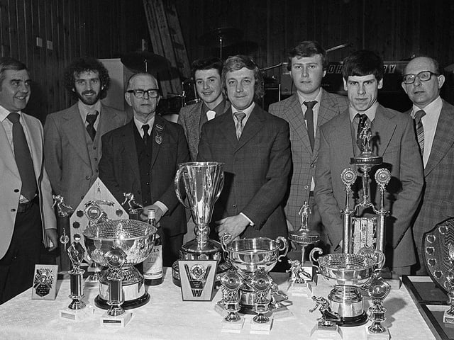 Bowls Club Presentation in the early eighties.
Can you spot any familiar faces?