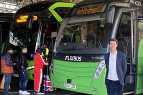 FlixBus UK managing director Andreas Schorling. FlixBus is offering coach trips from Sheffield to Taunton and Peterborough for just £2