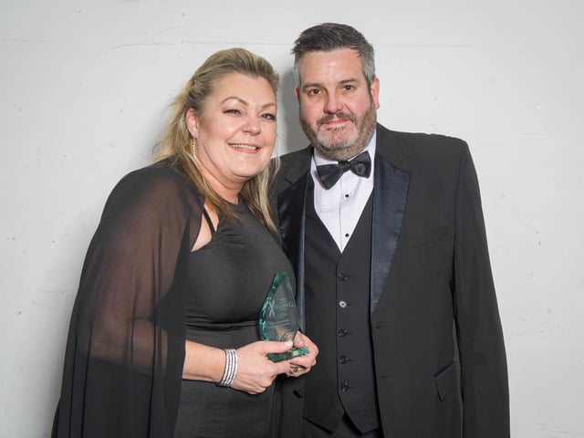 Kerris Smith and Marc Smith who were Highly commended for the Sustainable Business Award.