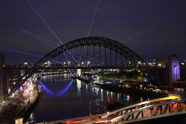 Friends, couples and families welcome in 2022 with a night out in Newcastle.