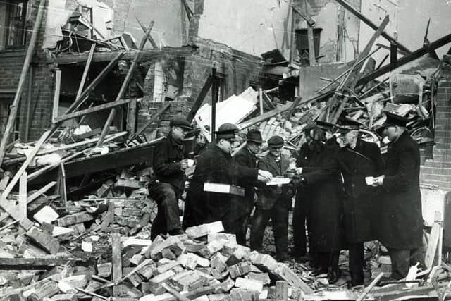 Sheffield Blitz December 1940
Rescue work at the Marples Hotel after the blitz