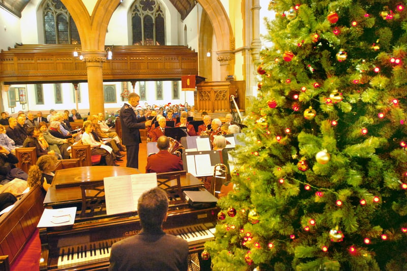 A Christmas concert at St John's Church to raise money for the NSPCC 13 years ago.