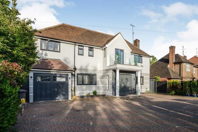 The modern property is located on the sought after location of Old Bedford Road