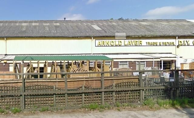 Arnold Laver timber merchant's DIY centre used to occupy the site where the new homes have been built.