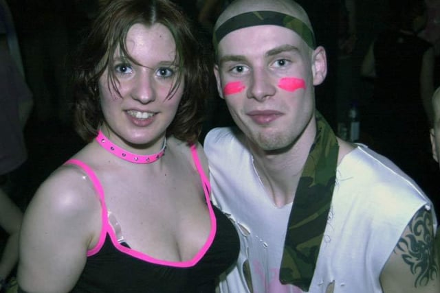 Helen and Craig at Gatecrasher's Camo and Pink