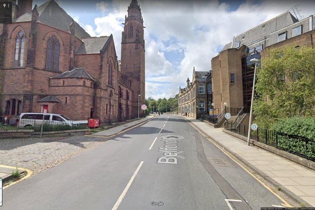 Two-way temporary traffic lights for multiple manhole repairs at Canonmills