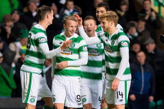 You knew Hamilton were in for a pummelling when they went 3-0 down inside 20 minutes and Leigh Griffiths hadn’t netted yet. He went on to claim a hat-trick with Rogic, Lustig, Bitton, Forrest and McGregor competing the rout.