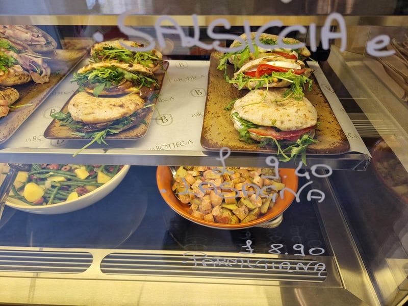 The cafe has an Italian deli and sandwiches.