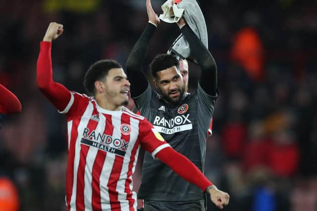 Wes Foderingham (right) has been impressed by Paul Heckingbottom's approach at Sheffield United: Simon Bellis / Sportimage