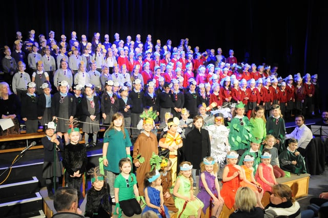 Schools from across South Tyneside took part in a singing showcase at the Customs House five years ago. The event has been running for more than 40 years.