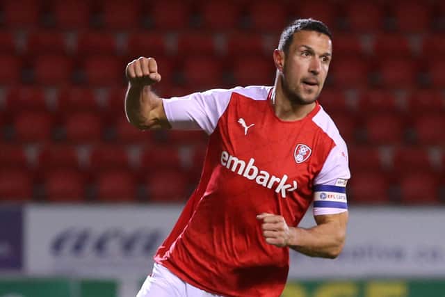 Rotherham United skipper Richard Wood. (Photo by Alex Pantling/Getty Images)