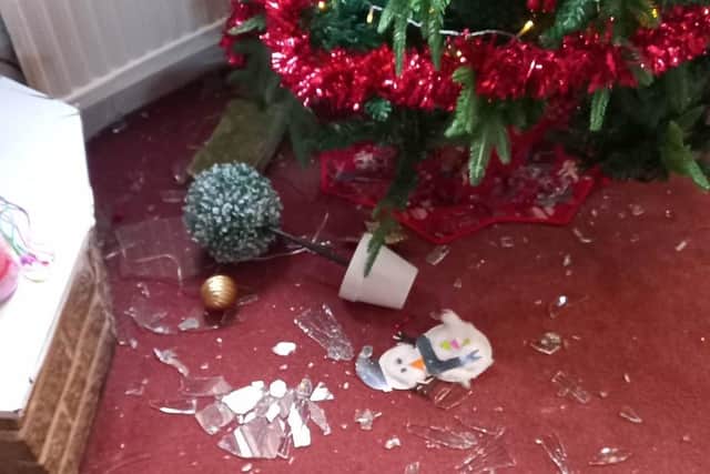 Burglars trashed Kirsty's home during the raid on New Year's Eve 2022