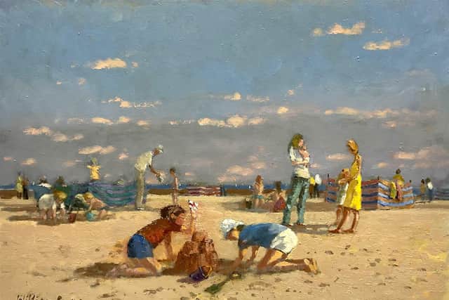 William Burns is to have his paintings of the seaside auctioned off