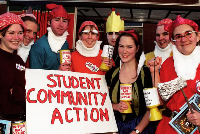 The Student Community Action float in the Sheffield Rag Parade in October 1996