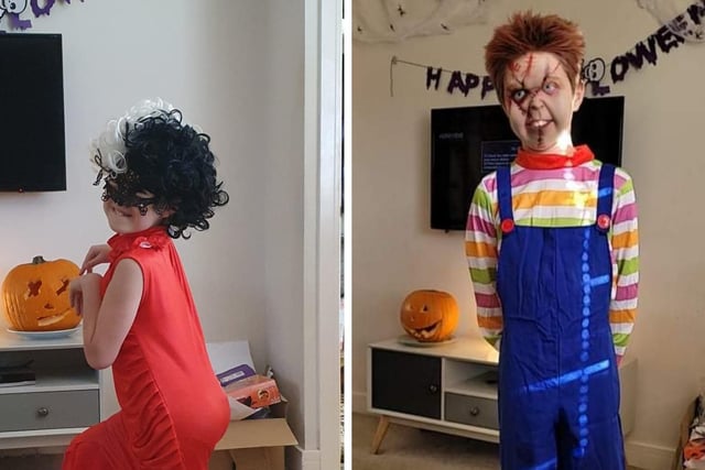 Alison De-Ville posted these photos of a Halloween party at home.
