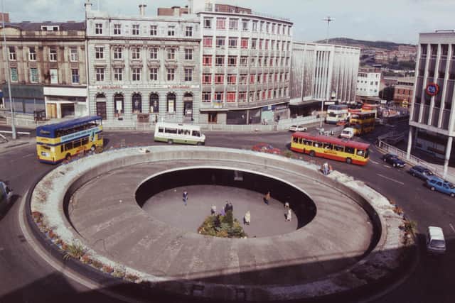 Castle Square known as Hole in the Road. 8 Sept 1992. 