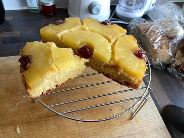 Lockdown bakes - Steve Raven's pineapply upside-down cake is a great way to get your sweet fix.. and one of your five a day.