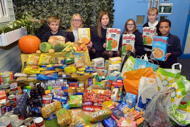 Birley Primary Academy has supported both Sheffield Childrens Hospital and the Cathedral Archer Project despite Covid-19. Pictured are pupils JD, Izzy,Chloe, Brooke, Emerson and Chloe with donations for Cathedral Archer Project.