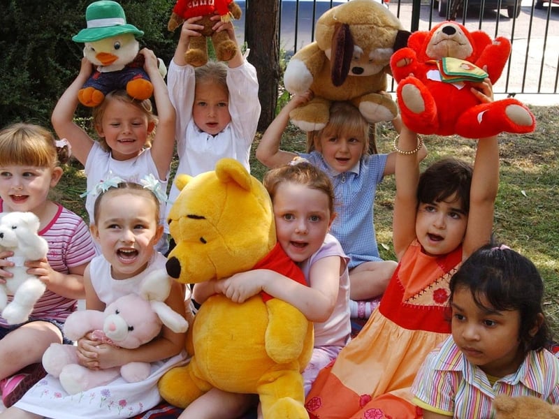 A Teddy Bear's picnic at Millfield Nursery in Bell Street in 2003.