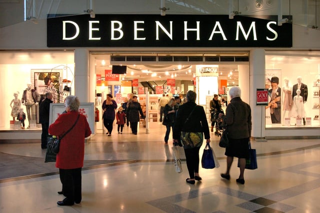 Debenhams store in The Bridges 10 years ago.