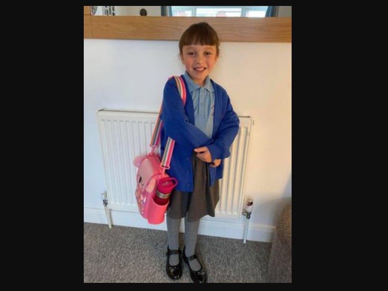 Parents from across the Portsmouth area shared photos as their children returned to school after the summer holiday on Thursday, September 2, 2021. Pictured is Cassie, now in Year 2.