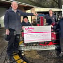 The Abbeydale team at their most recent St Luke's cheque presentation