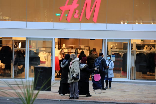 H&M on The Moor in Sheffield (pic: Chris Etchells).