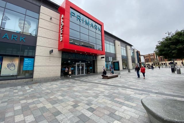 There were long queues outside Primark on Monday - a different scene on Tuesday.