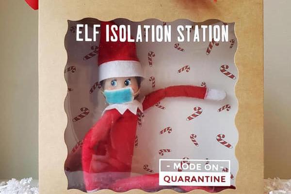If all else fails, Tia has the right idea - elf needs to isolate before he returns to the North Pole!