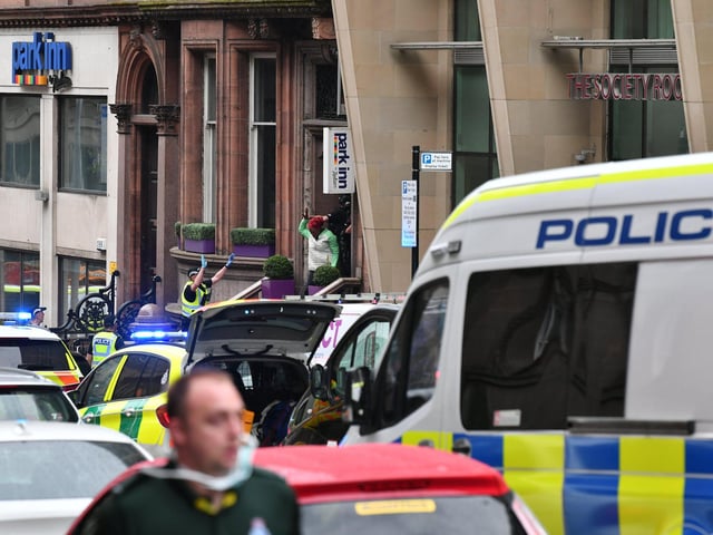It is understood the building where the fatal stabbing happened is hosting asylum seekers