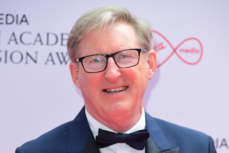 Line of Duty star Adrian Dunbar on the red carpet.