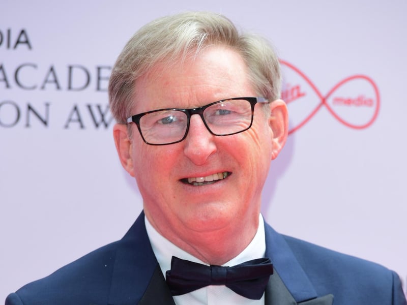 Line of Duty star Adrian Dunbar on the red carpet.