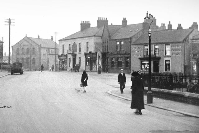 An undated photo showing Front Street at Hetton.