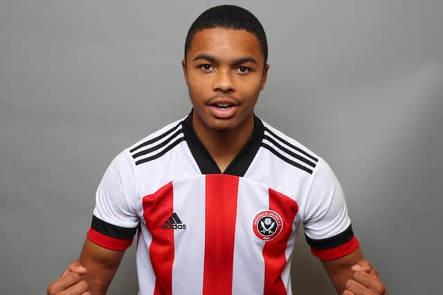 Antwoine Hackford is Sheffield United's youngest ever Premier League player: Simon Bellis/Sportimage