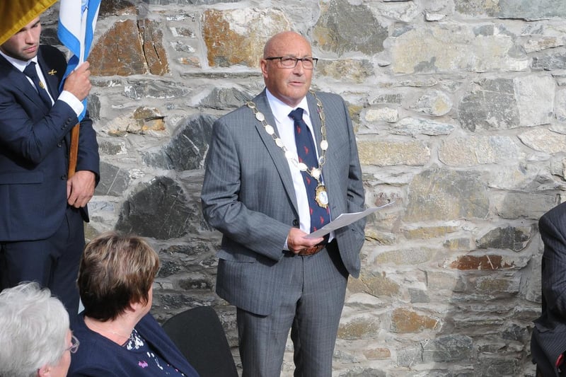 Provost Keith Miller addresses the opening. Photo: Grant Kinghorn.