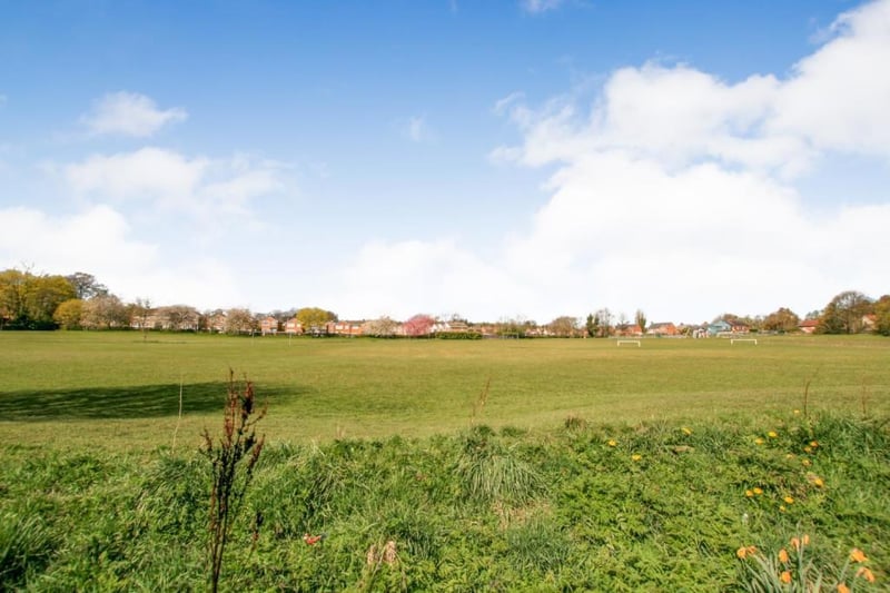 The property enjoys views over the neighbouring Inkerman Playing Fields.