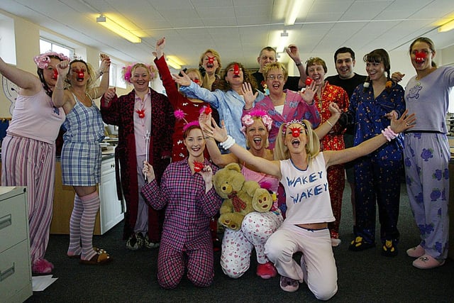 Who remembers this pyjama party for Comic Relief at Be Modern Group 17 years ago?