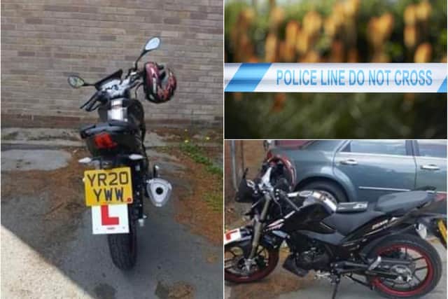 An investigation is under way into the the theft of a motorbike from a garage in Parson Cross, Sheffield