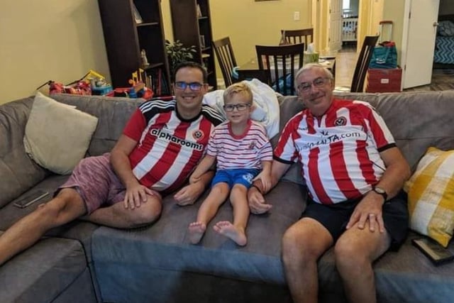 Steve writes on Facebook: "Three generations of Blades in Tampa, FL."